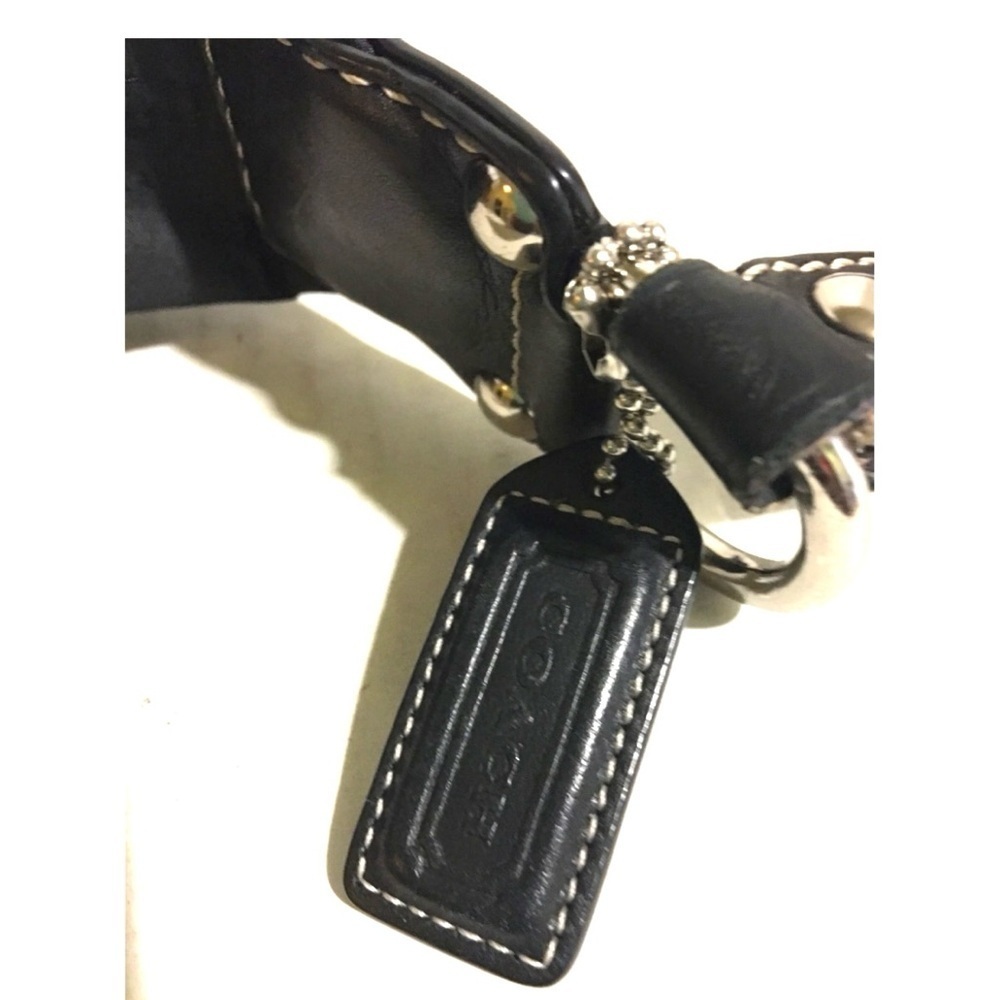 Coach vintage black nylon shoulder handbag - Picture 10 of 13